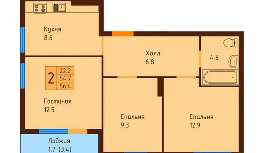 Ольховый, 2 очередь, дом №2